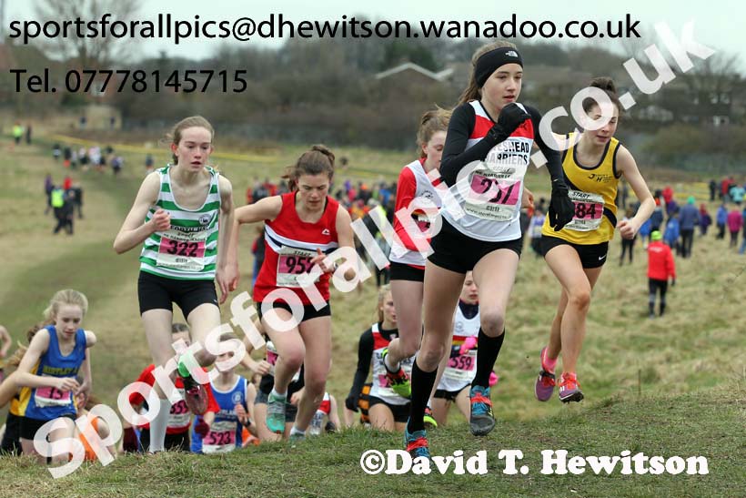 Girls under-15s Start Fitness NEHL, Wrekenton, Gateshead. Photo: David T. Hewitson/Sports for All Pics